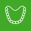 Bottom denture icon