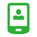 mobile id card icon