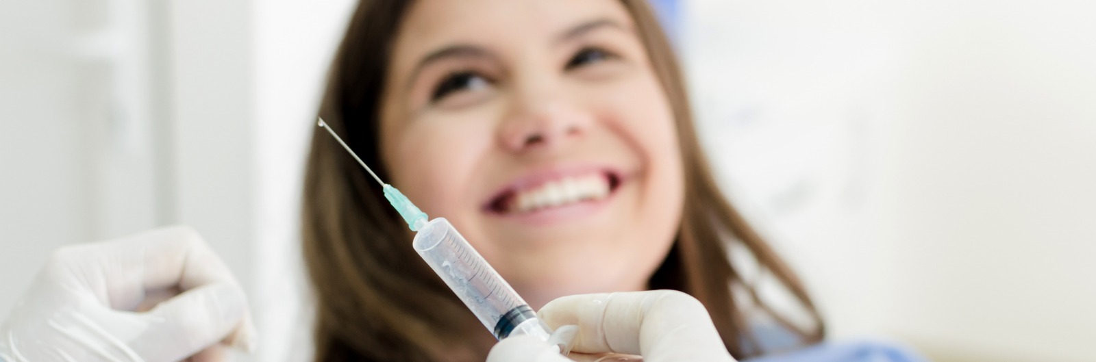 A patient receiving local analgesia