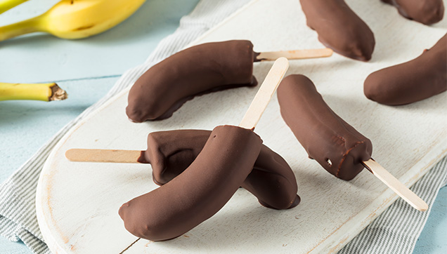 frozen bananas