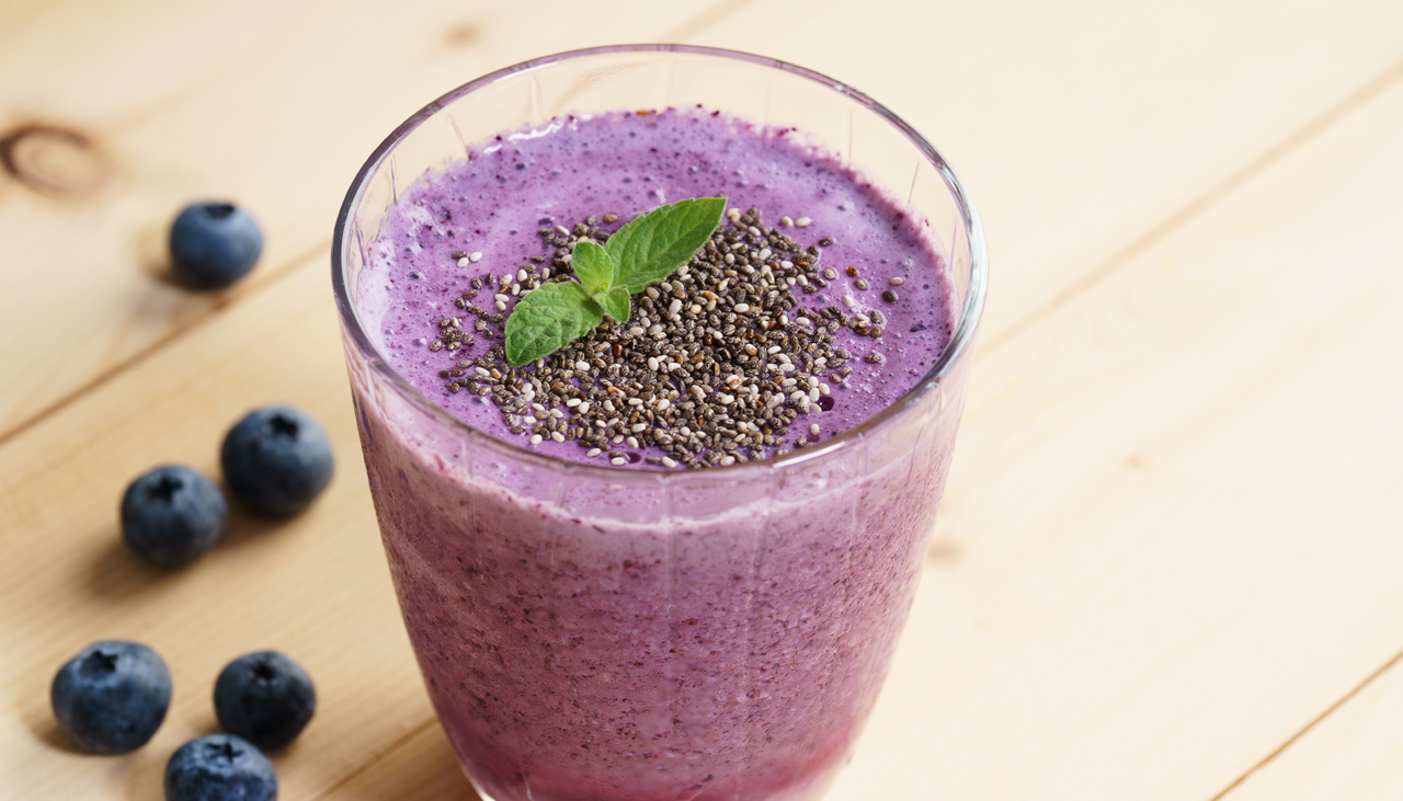 Blueberry smoothie