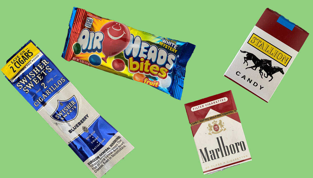 candy tobacco Packaging Similarities Between Tobacco + Candy