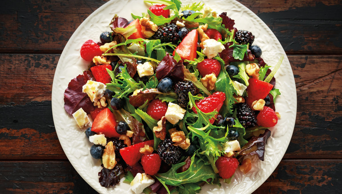 Recipe Chicken Berry Salad Delta Dental Grin! Magazine