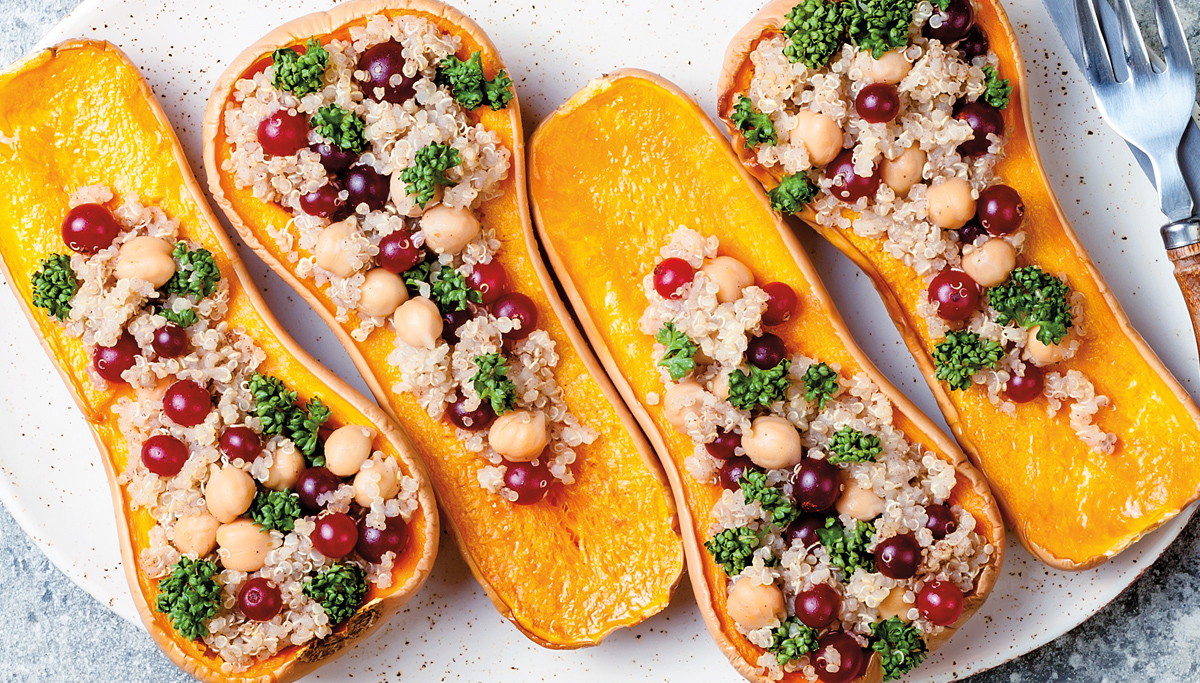 Stuffed Butternut Squash Recipe Delta Dental